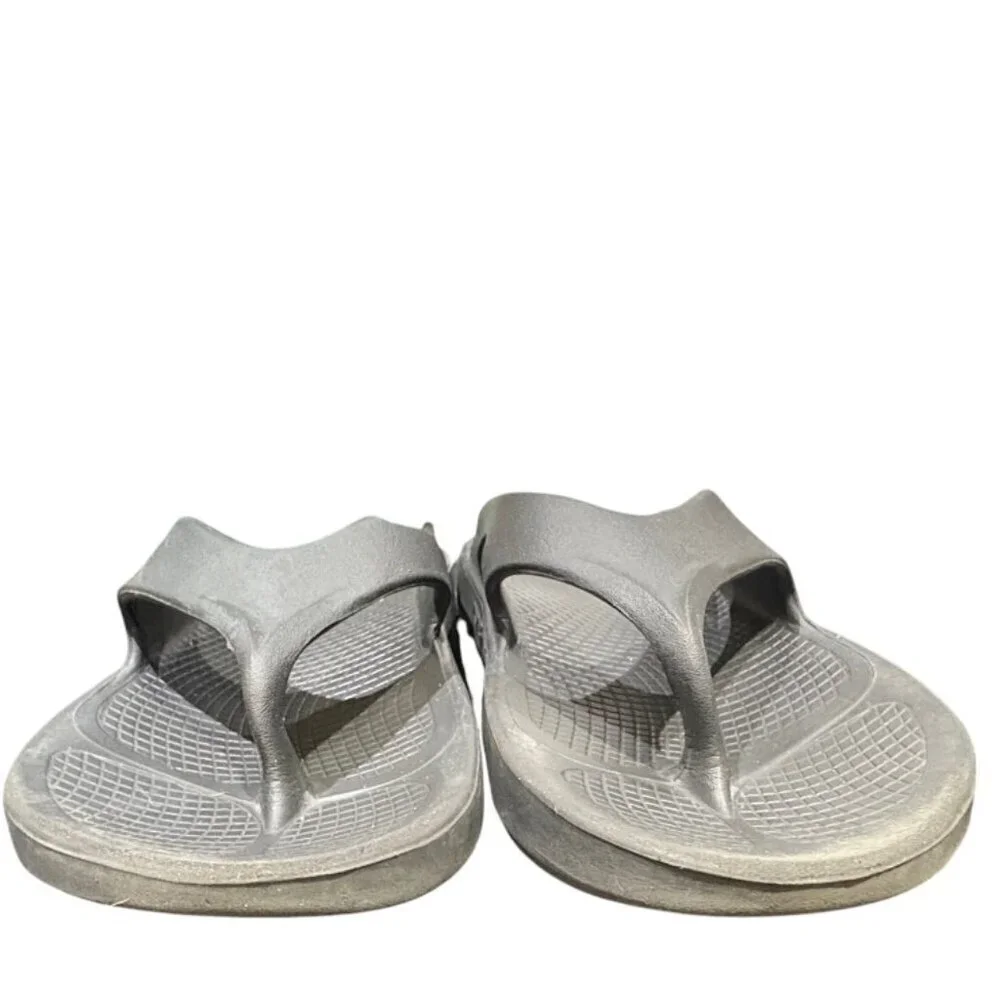 OOFOS Sport Recovery Sandals Flip Flops Comfort Black Mens Size 11